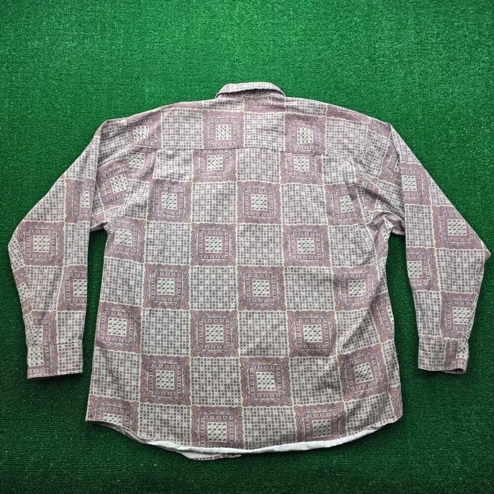 American Blue Classics Shirt Mens XL/2XL‎ Button Down Vintage 90s Western Cowboy